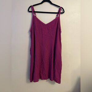 Torrid Purple Trapeze Mini Dress
